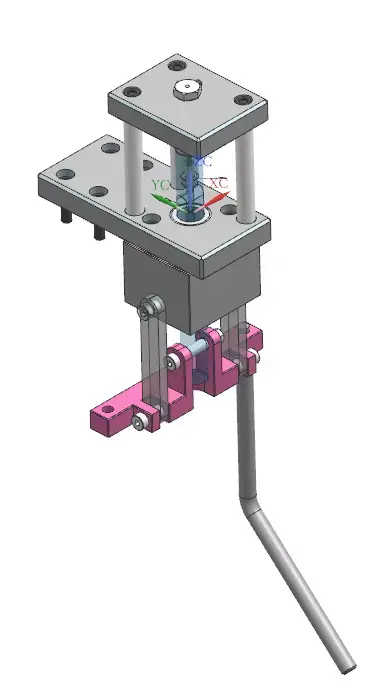 Bullet swaging press tool 3D model