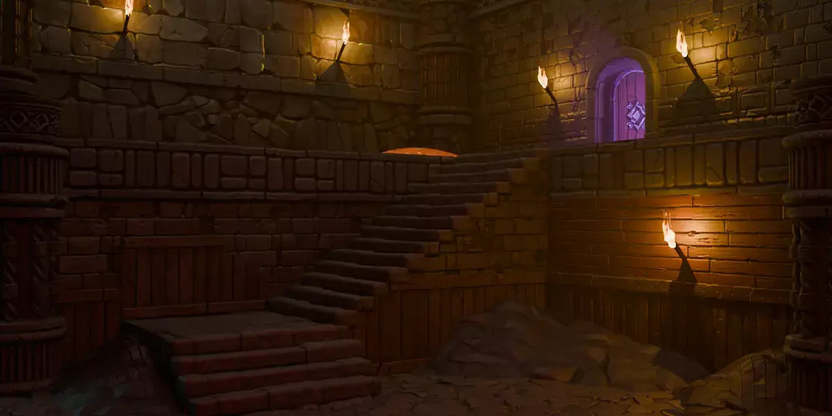 Stylized Dungeon Texture Pack Free 3D model