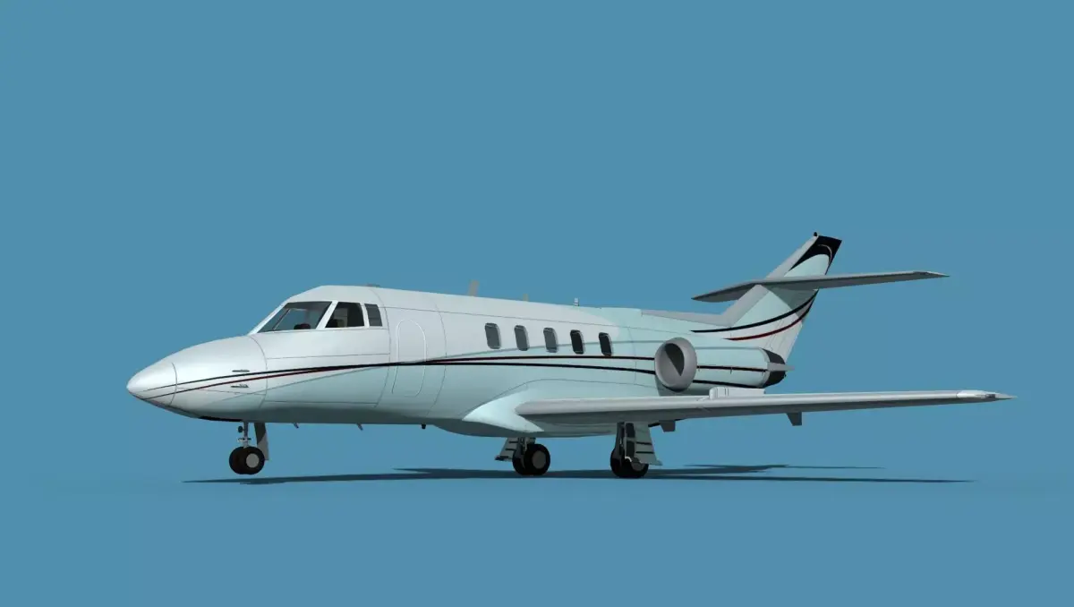 British Aerospace 125 Dominie V10 3D model