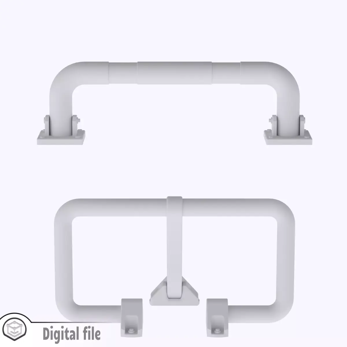 HO Set of 2 parking space barrier 2 train model  3D print model purchase