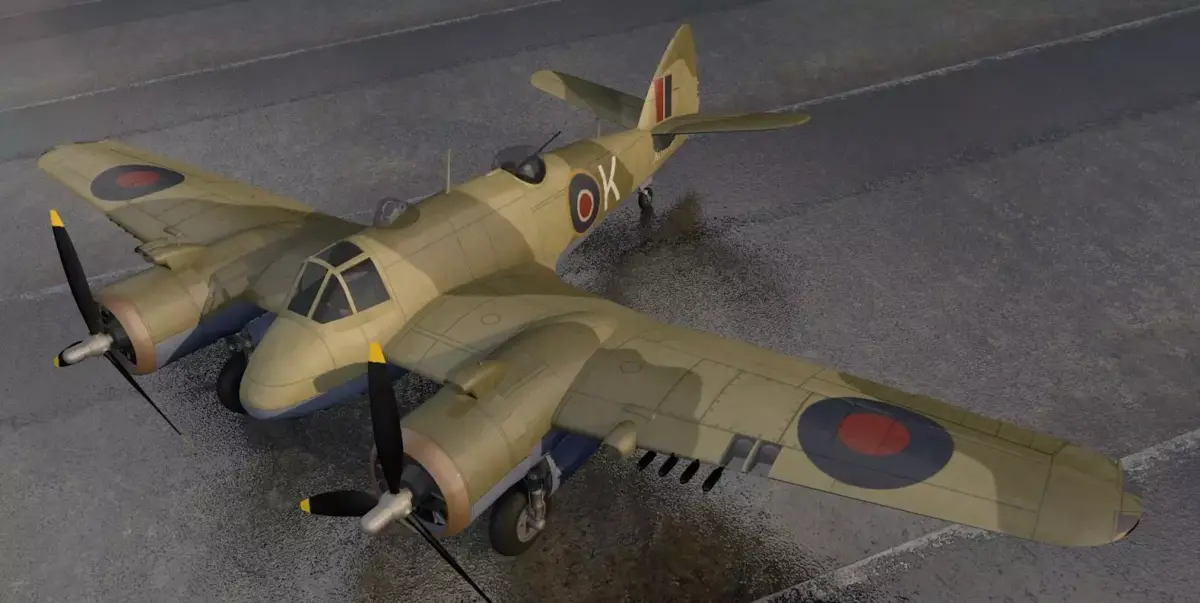 Bristol Beaufighter Mk-6F 3D model