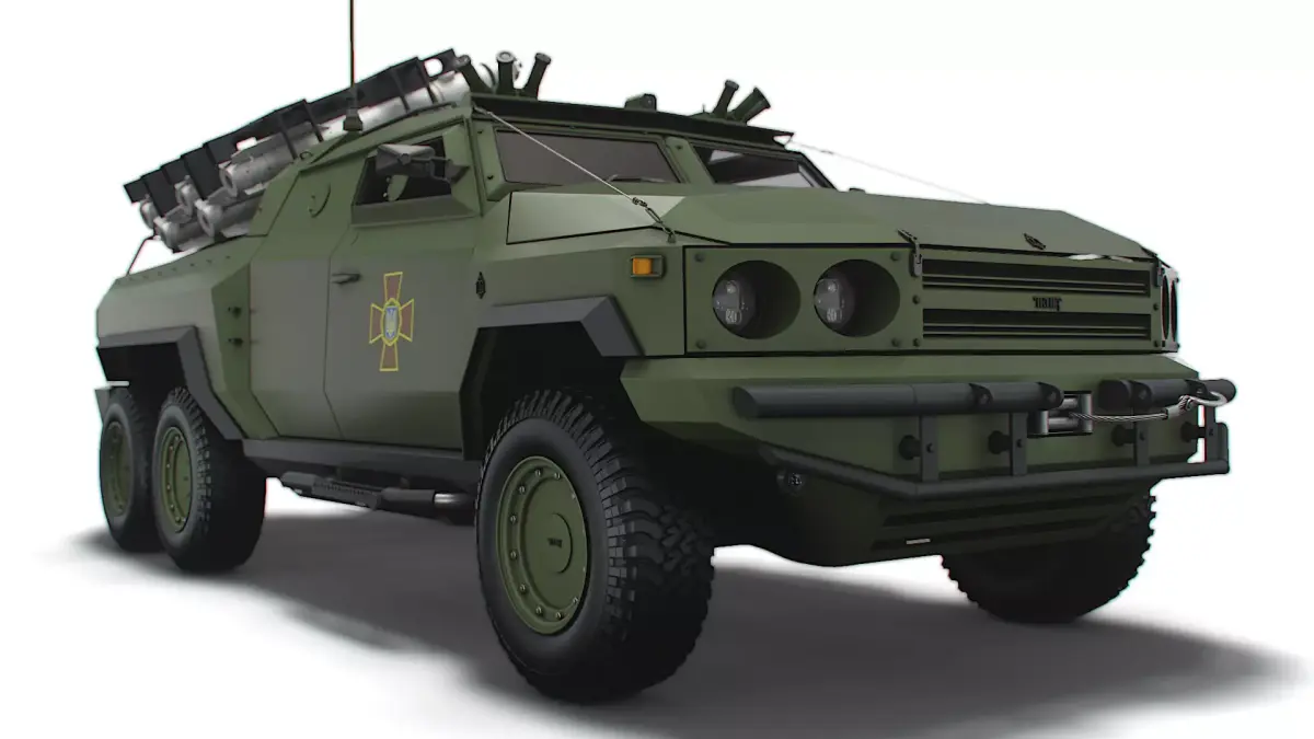 Generic MRAP Tkhir SLS Brimstone 2022 3D model