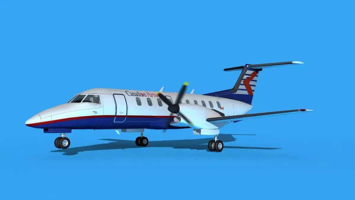 Embraer EMB120 Canadian Partner 3D model