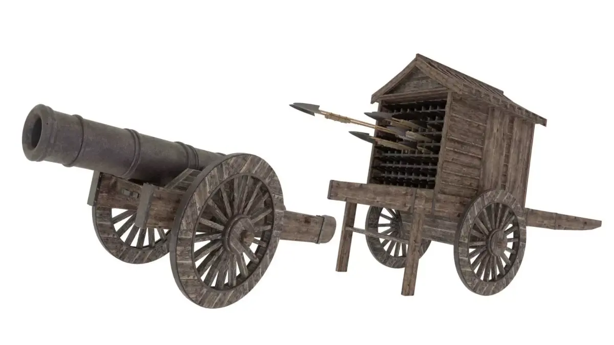 Ancient artillery  Shenji Arrow  3D model