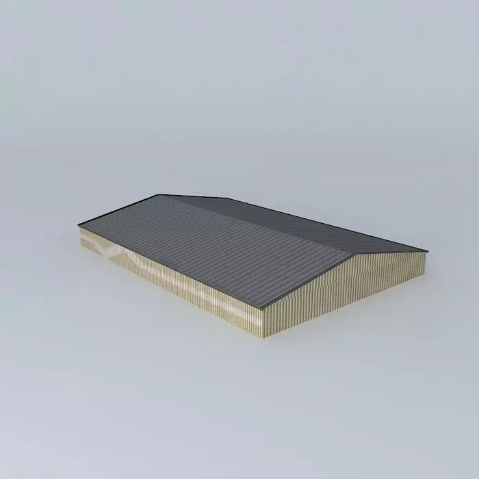 Eco Rail Building No 2 DummyOld Steam Days Free 3D model