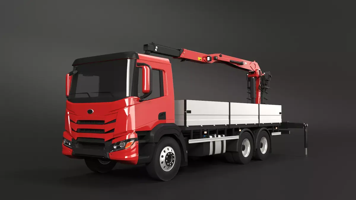 Generic Loader Crane Truck 3D model
