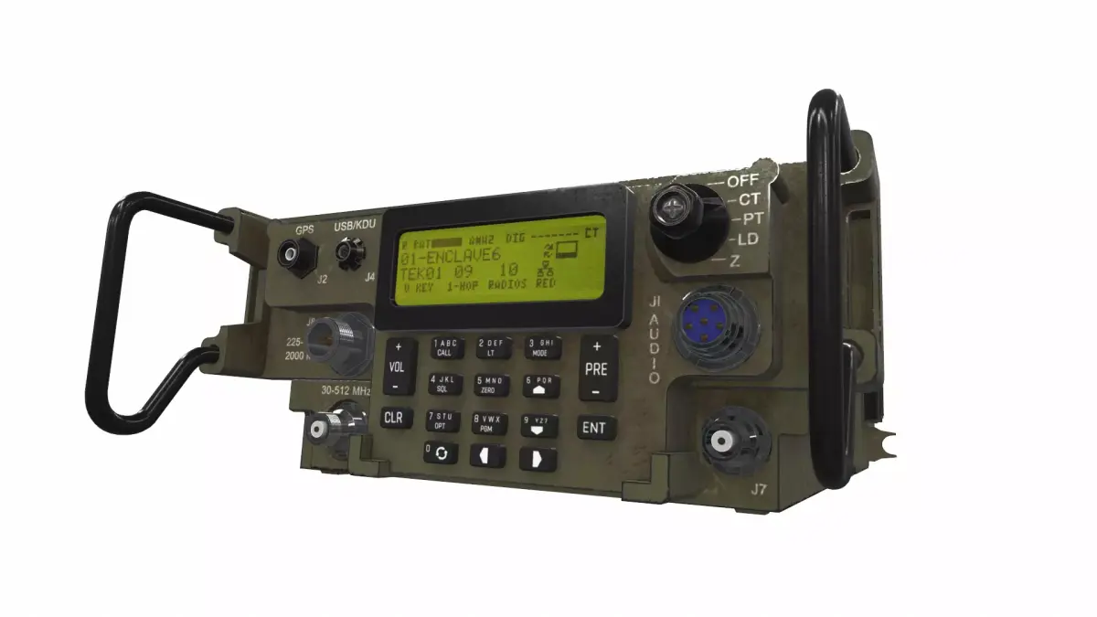 Radio military AN PRC-117G 3D model