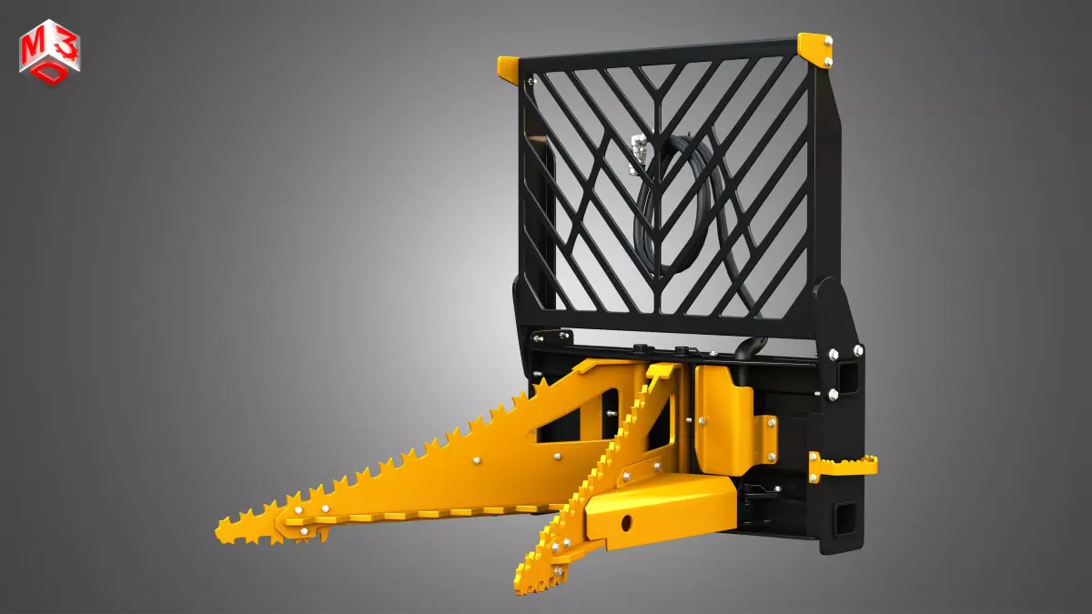 Dominator Tree Pulle Compact Track Loader Attachment 3D model