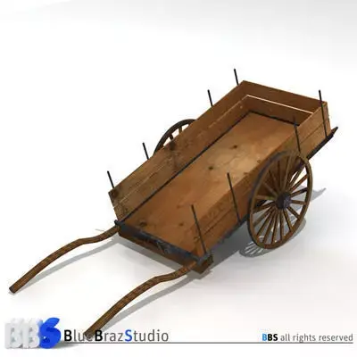 ancient chariot 3D model purchase