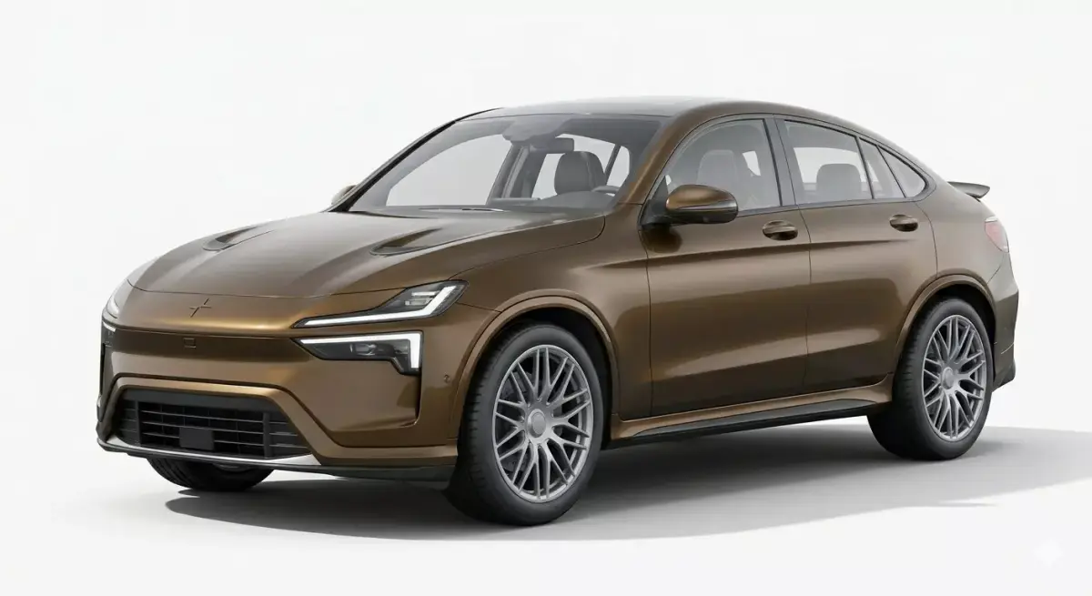 Modern Luxury SUV Coupe Bronze Concept 3D model