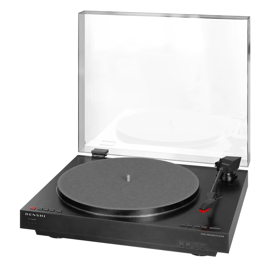  Vinyl Record Player Model, Black 