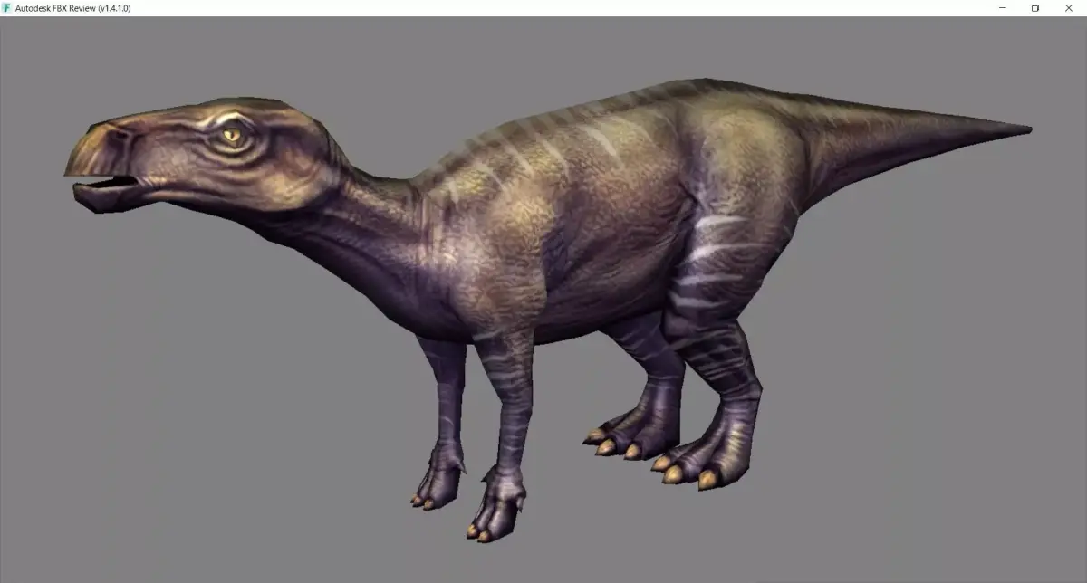 dino model 01 Free low-poly 3D model