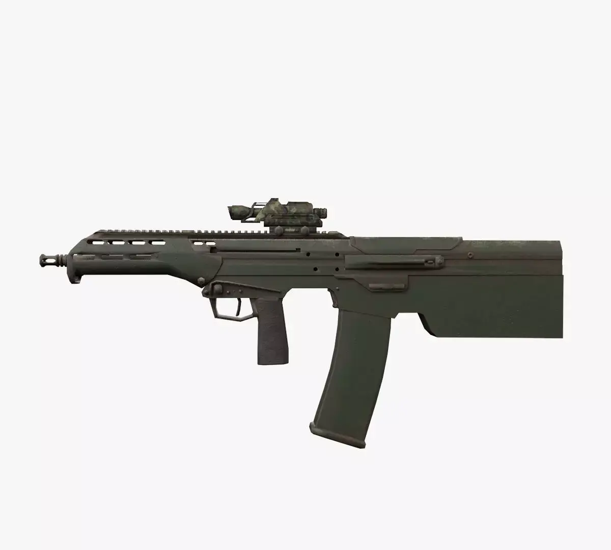 M16 gun Low-poly 3D model