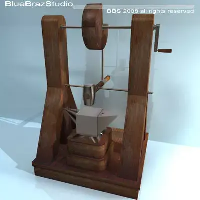 Leonardo Automatic Hammer Machine 3D model