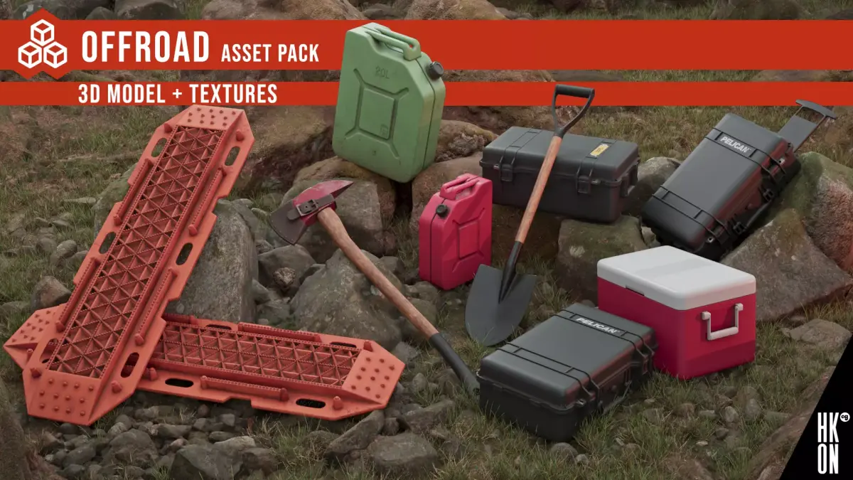 Offroad - AssetPack - 3D Model and Textures 3D model