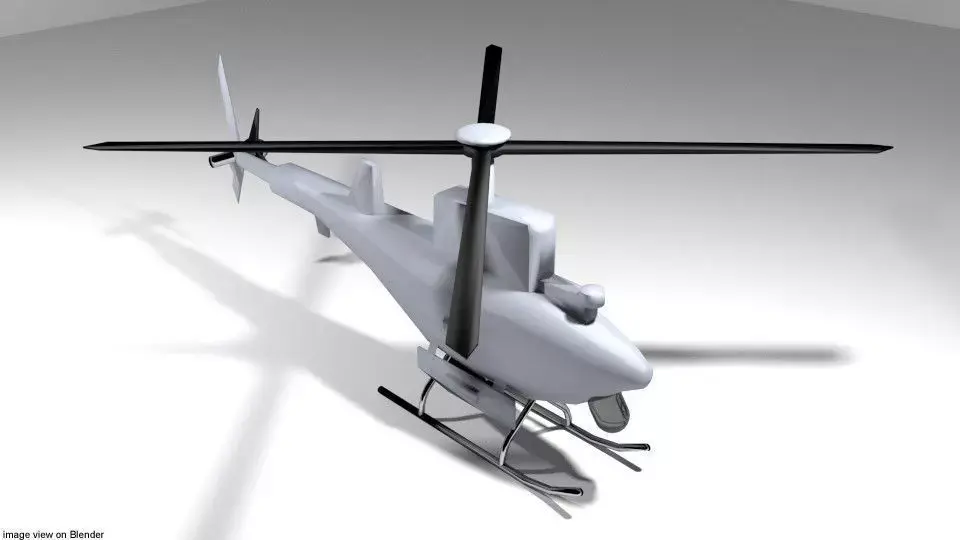 Drone - UAV Firescout 3D model