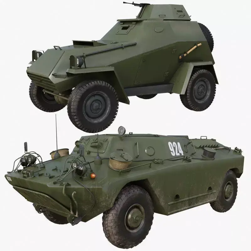 Military Car Collection Mental ray 001 3D Model Pack