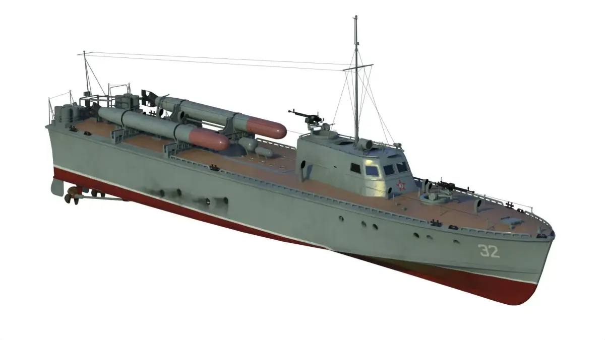 D3 soviet motor torpedo boat 3D model