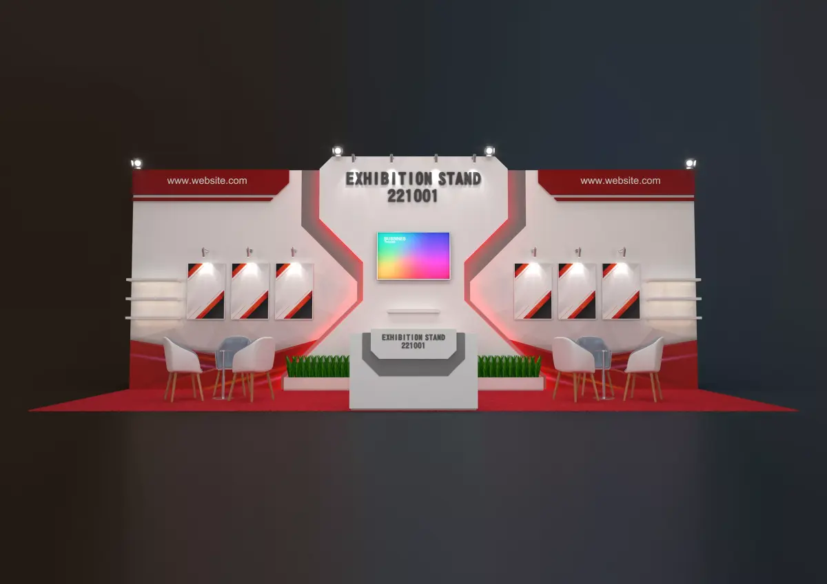 exhibition stand free download Free 3D model