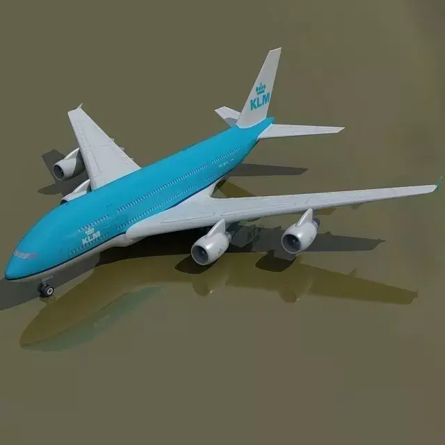 KLM Airbus Netherlands 3D model