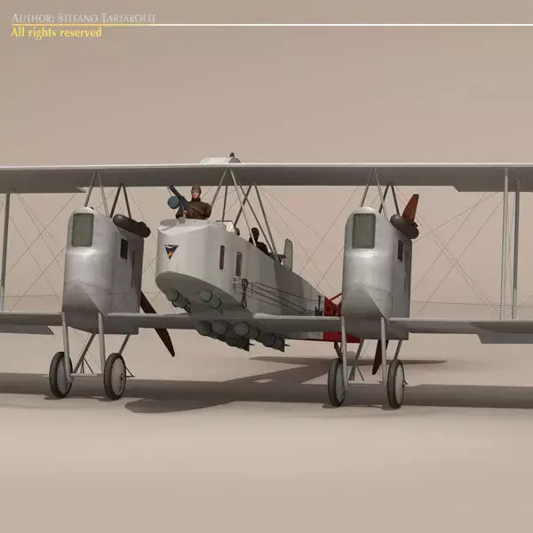 Gotha G IV Bomber 3D model