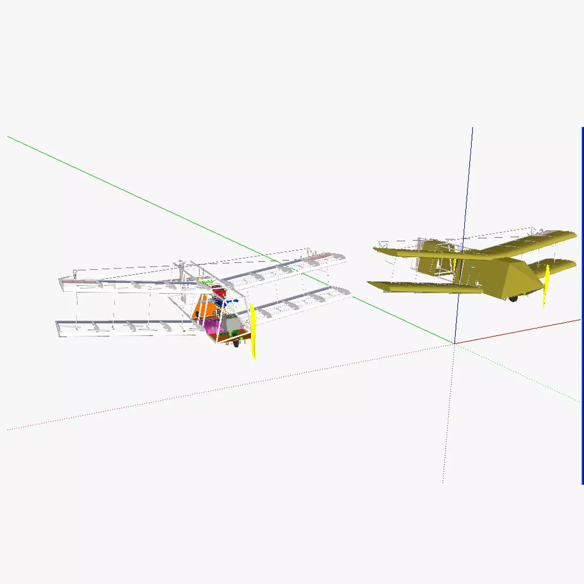 AT UAS Unmanned aerial system 3D model
