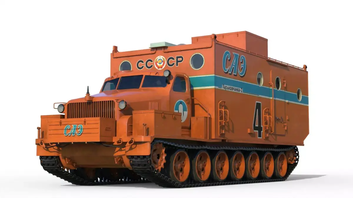 Kharkovchanka-2 Soviet Antarctic Cruisers STT  3D model