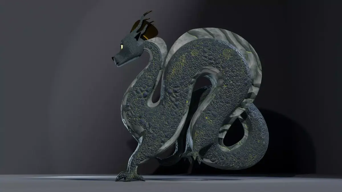 Dragon 3D model 3