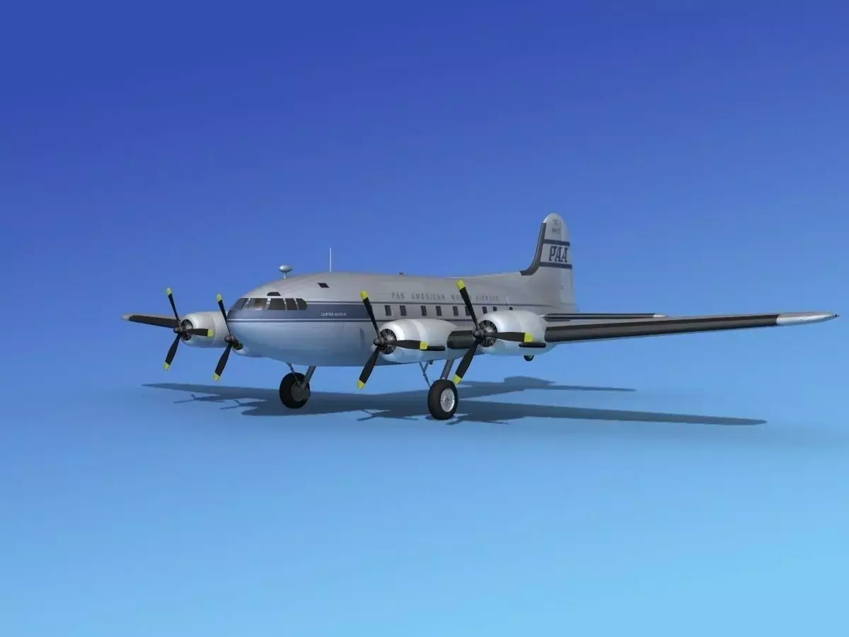 Boeing 307 Stratoliner Pan American 2 3D model