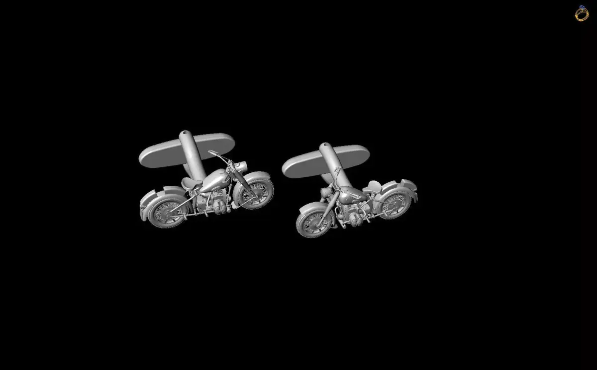 Motor cycle cuffling  3D model