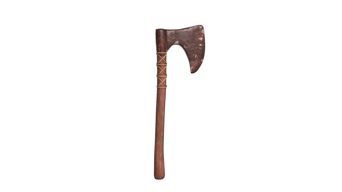 Viking Axe Low-poly 3D model 24