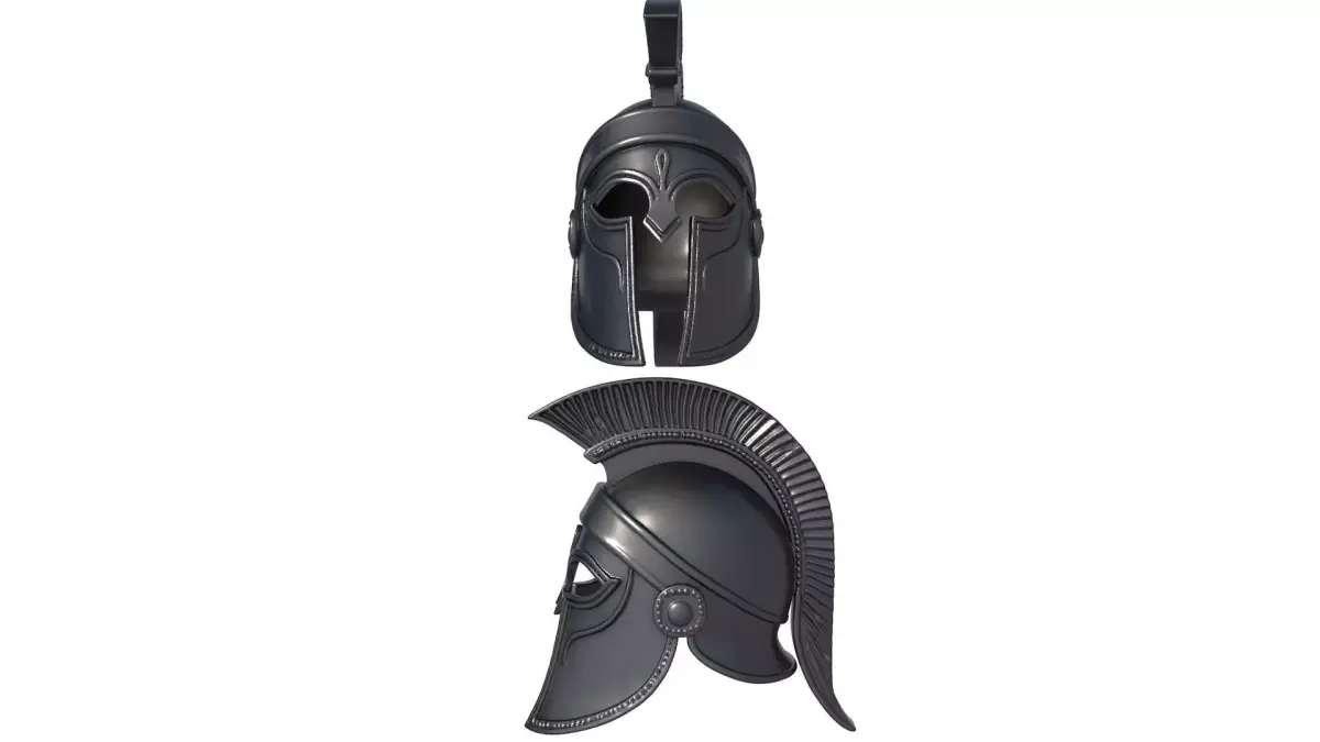 Spartan Helmet - Spartan Helmet stl - Sci Fi helmet 3D print model