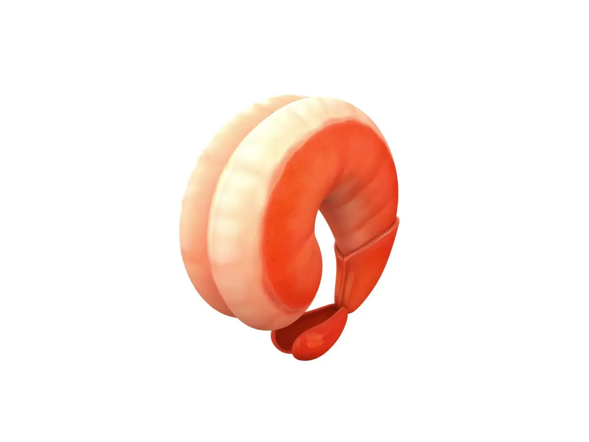 Shrimp human egg 3D model