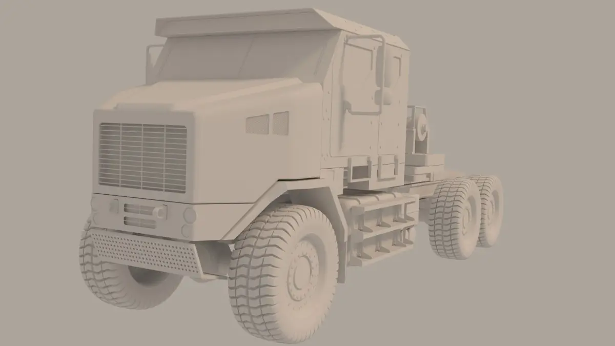 Hets M1070 truck 3D model
