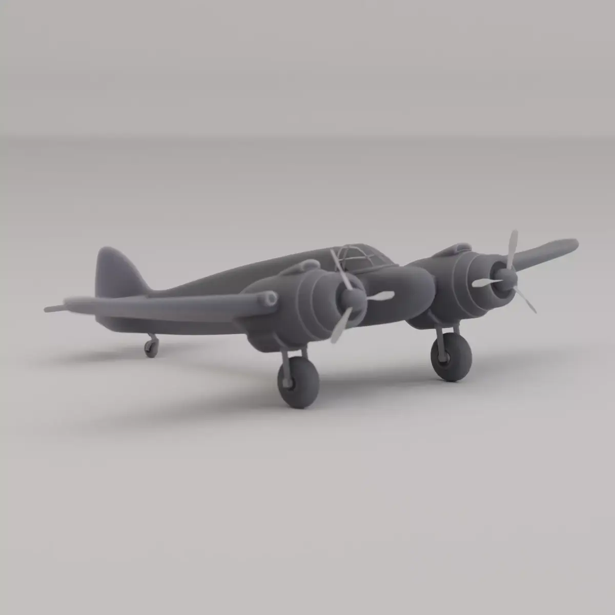 Bristol Beaufighter Night Fighter United Kingdom WWII 1940 3D print model
