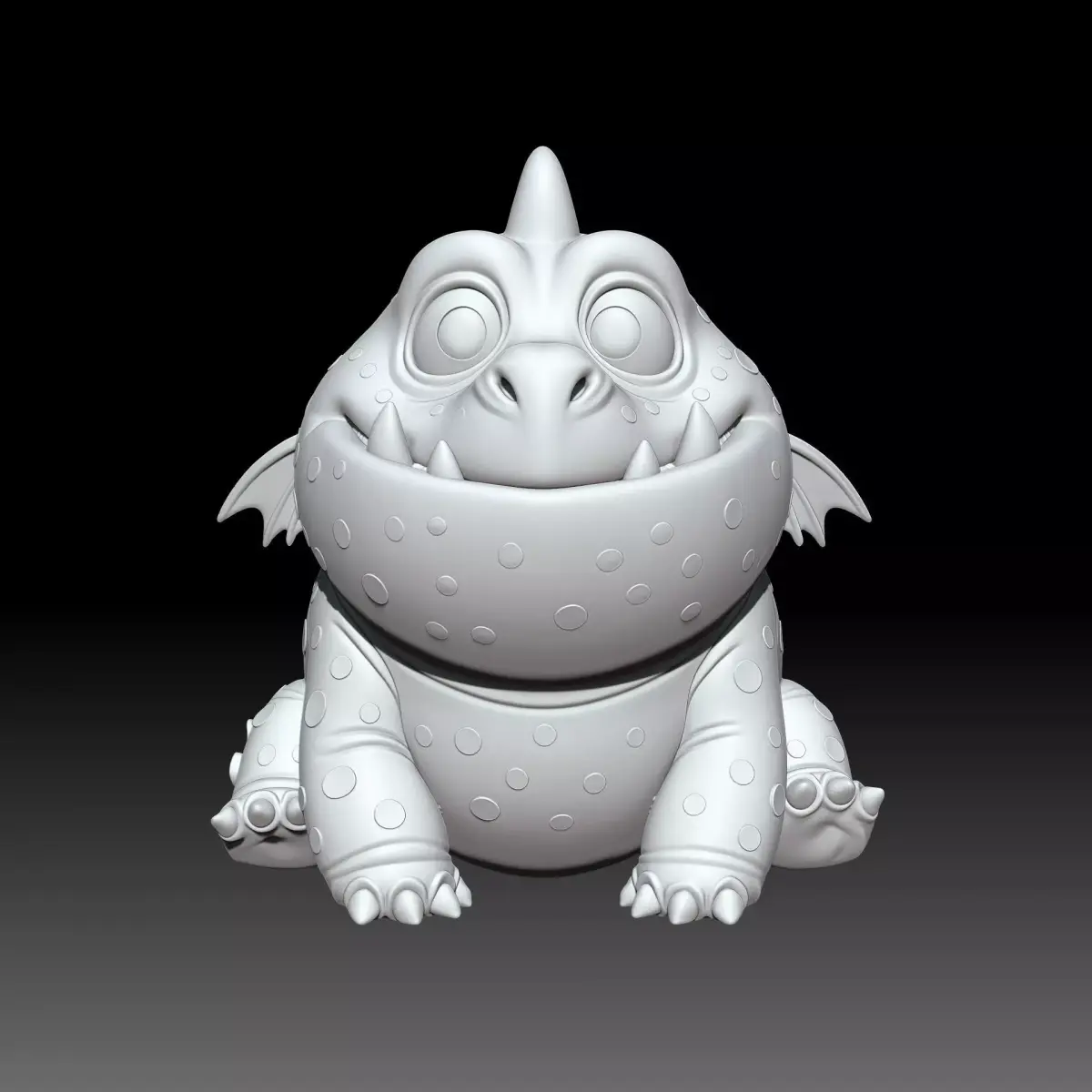 Meatlug Dragon Sitting 3D print model