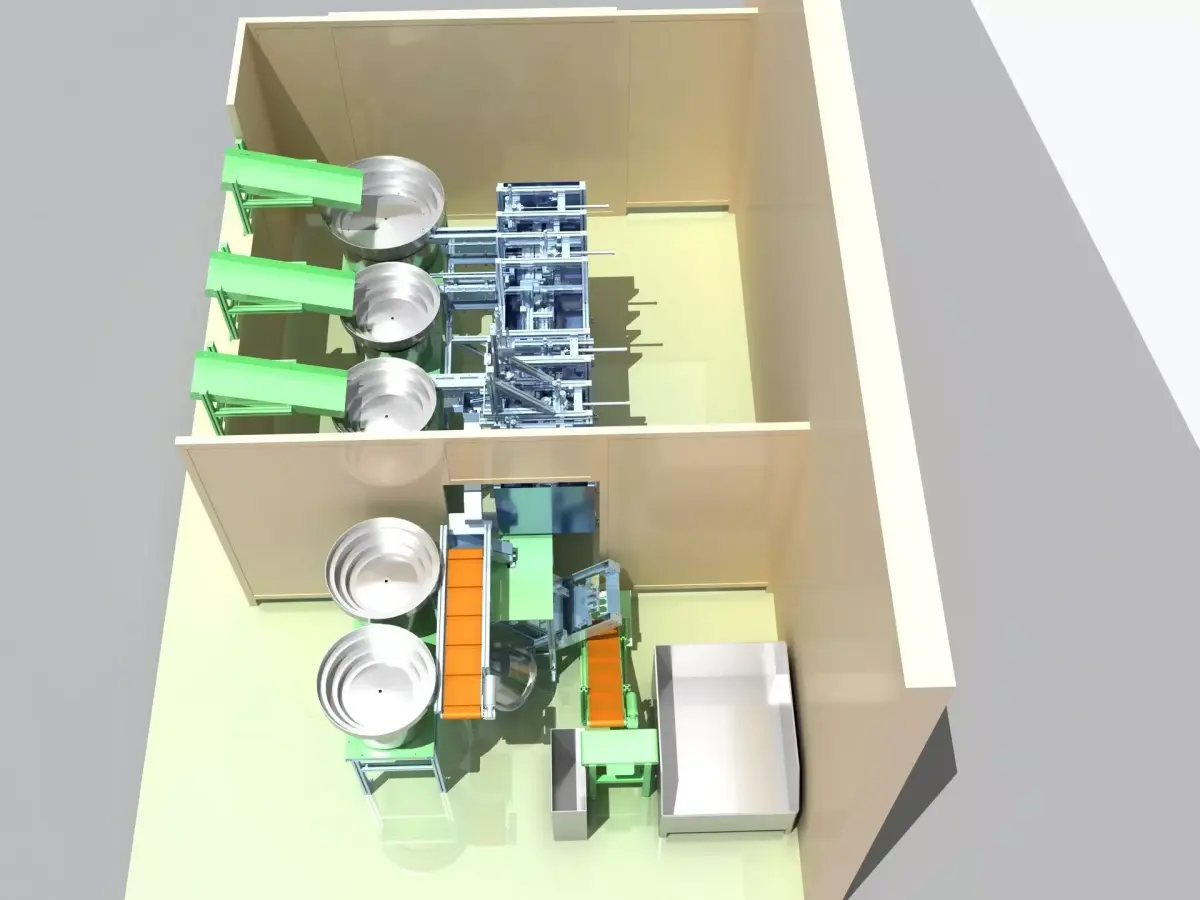 Industrial Equipment 37 - Automatic Assembly Line 3D model
