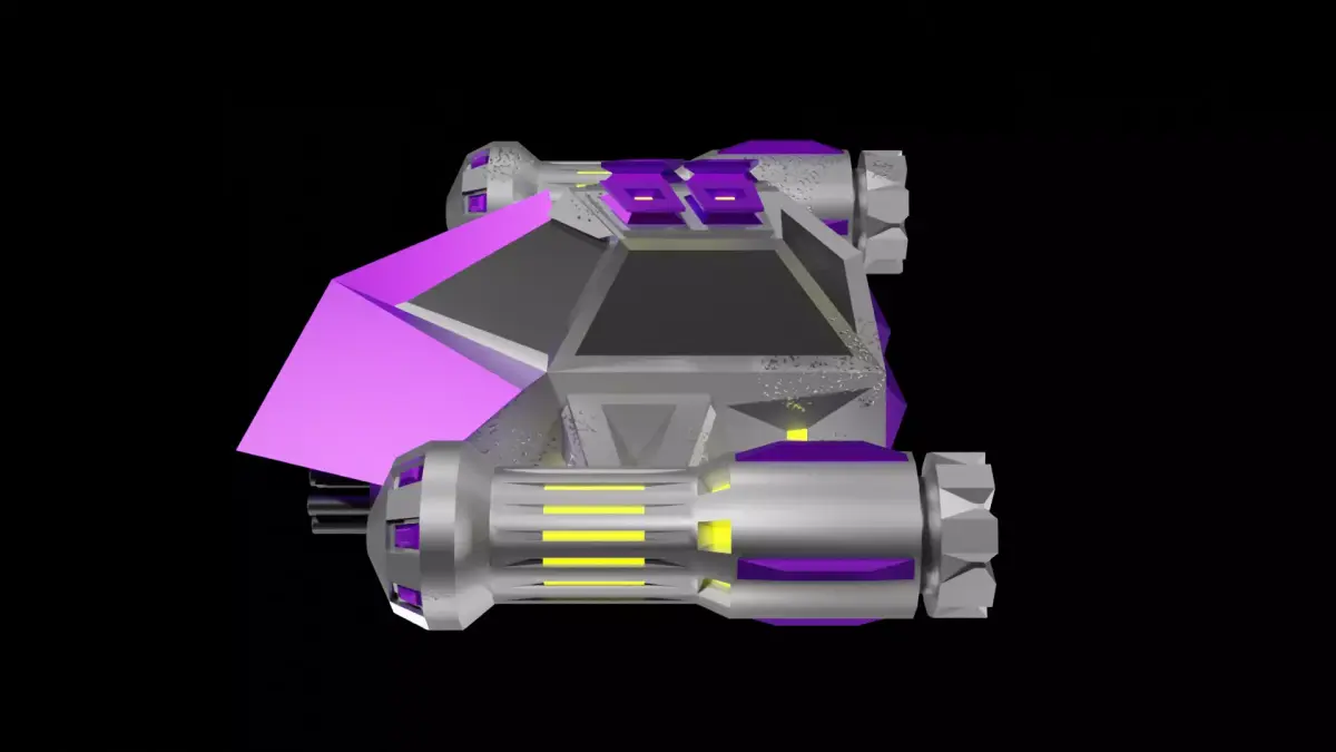 Yin Fighter 3D model