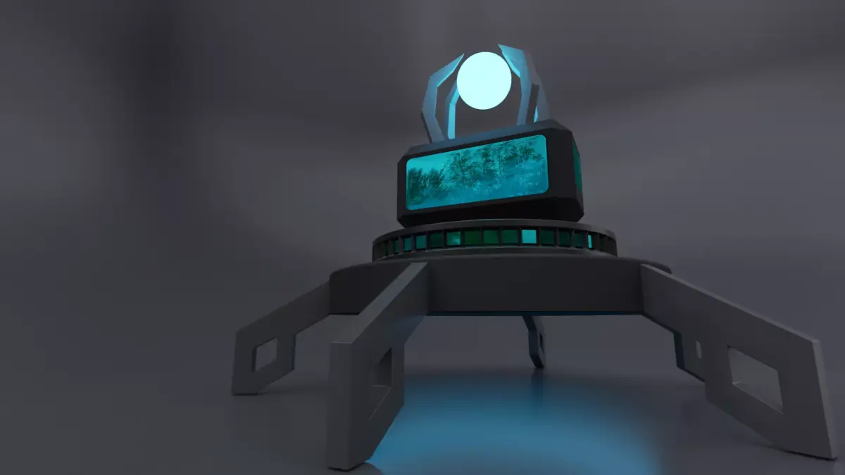 SciFi Cabin Free 3D model