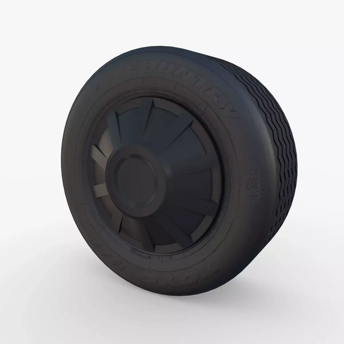 Tesla Truck Wheel 1 3D model