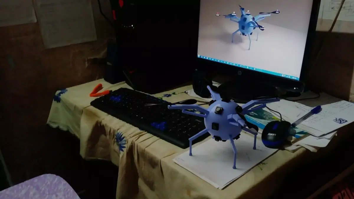 Quadcopter 360 View  3D model