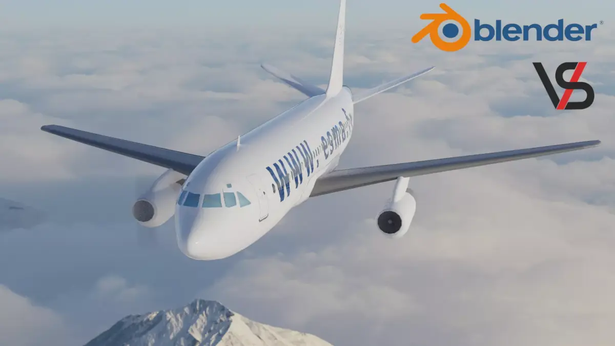 Dassault Mercure 200 Low-poly 3D model