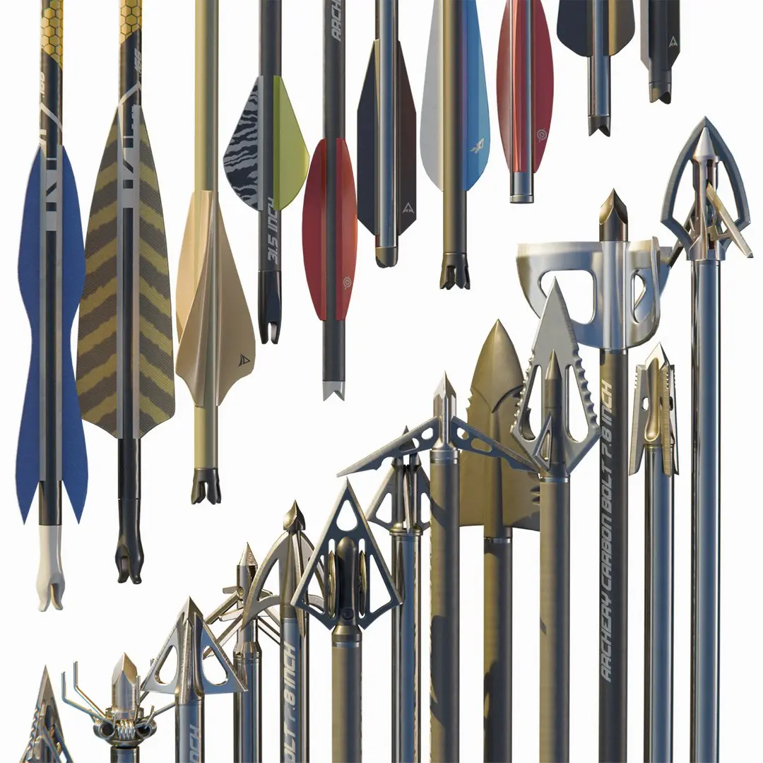  Modular Arrows and Bolts - Arrowhead Shaft Vane Nock 