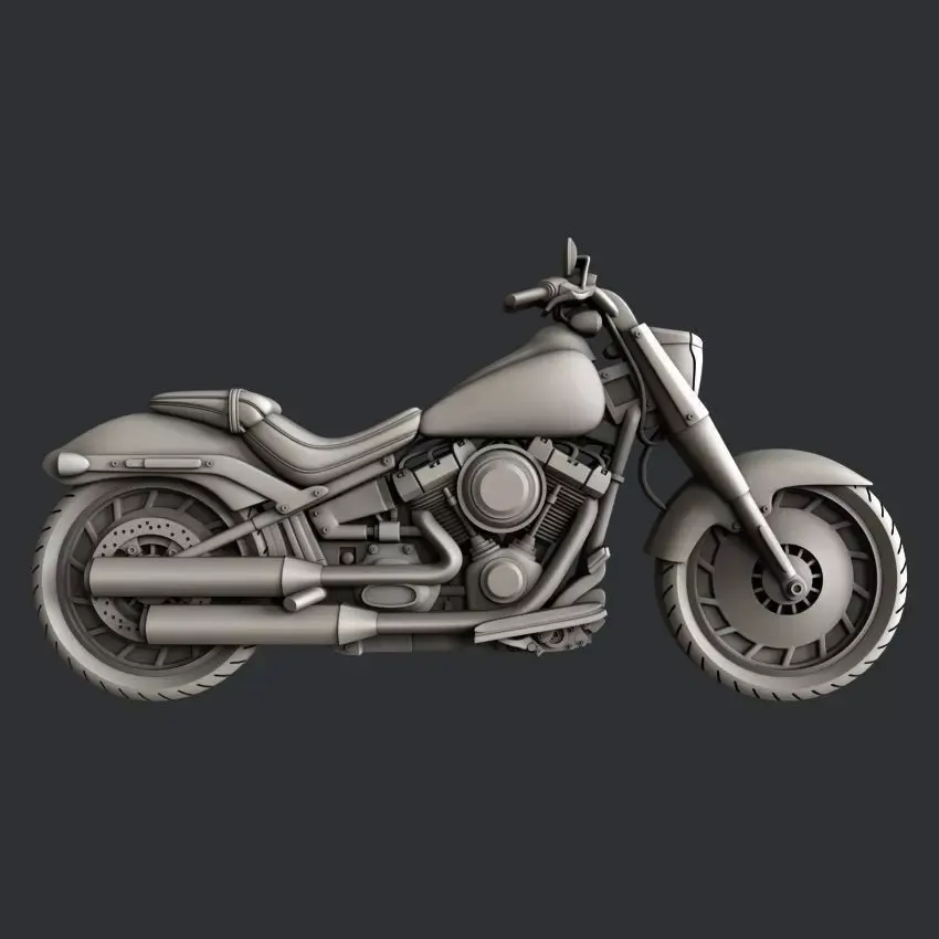 3d STL models for CNC Motorcycle 3D model