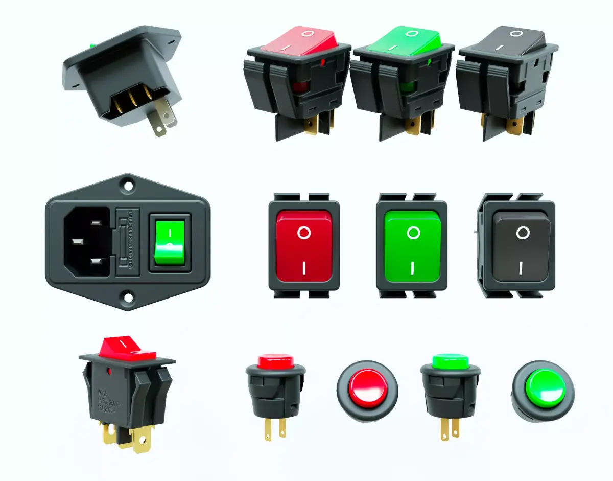 switch button 3D model