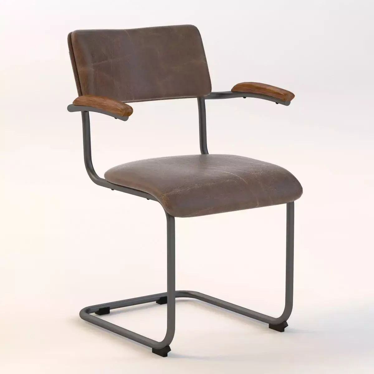 Stephen Industrial Loft Dining Chair 3D model