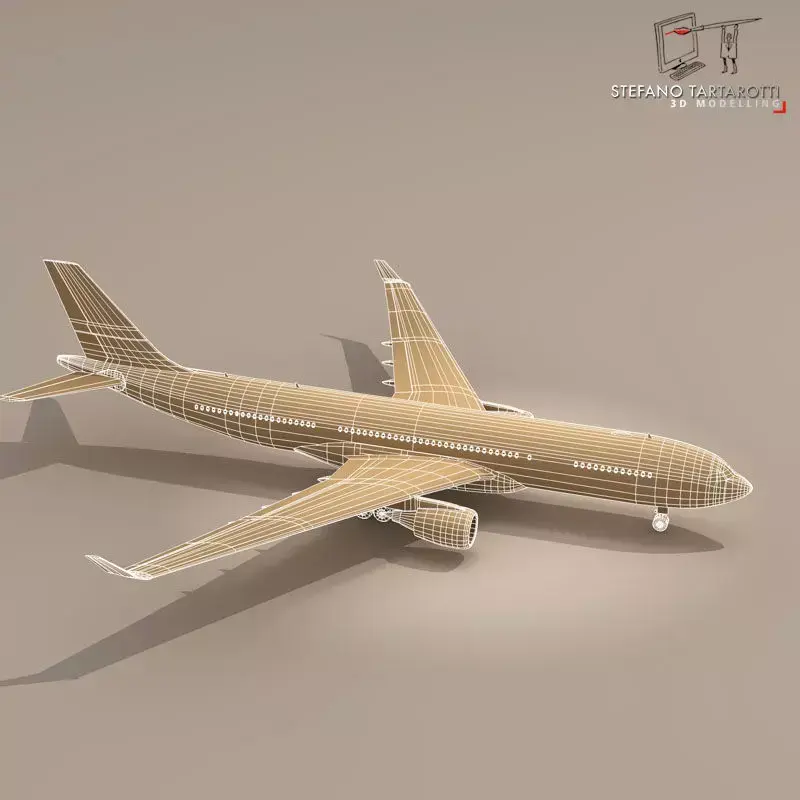 airbus A330-200 Air France 3D model
