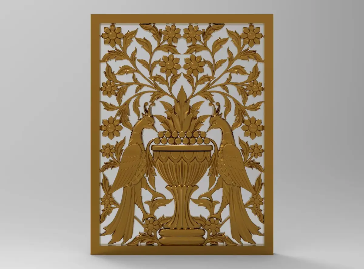 Decorative lattice 3D model