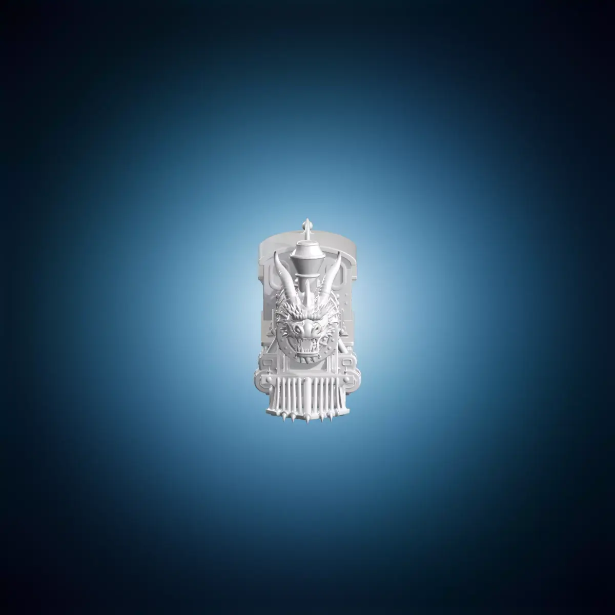 Fantasy Dragon Locomotive 3D Print Model 3D print model