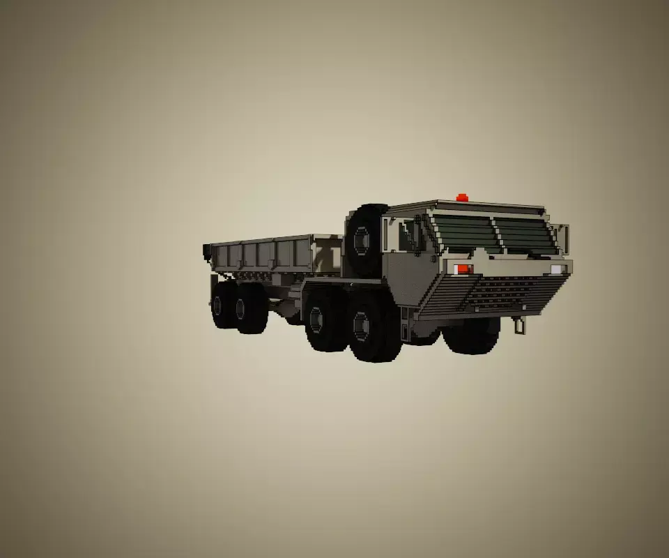 M997Truck military truck 3D model